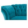 Namoradeira Chesterfield Sofia Suede Azul Turquesa - 4