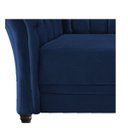 Ver imagem 6 de Namoradeira Chesterfield Sofia Suede Azul Marinho