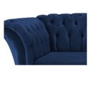 Ver imagem 5 de Namoradeira Chesterfield Sofia Suede Azul Marinho