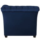 Ver imagem 4 de Namoradeira Chesterfield Sofia Suede Azul Marinho