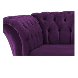 Namoradeira Chesterfield Sofia Suede Roxo - 4