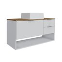 Ver imagem 2 de Gabinete de Banheiro Suspenso 90 cm BA307 com Cuba Artemis Yescasa