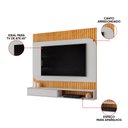 Ver imagem 4 de Painel TV até 65'' Ripado 150cm com Bancada Suspensa Sublime D04 - D'Rossi