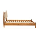 Ver imagem 5 de Cama Casal com Cabeceira Estofada Madeira Maciça Baru CabeCasa MadeiraOriginals Marrom/Cacau