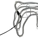 Ver imagem 5 de Armação Rena Macho de LED Média 45cm Altura 220V Branco Frio