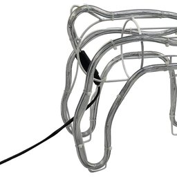 Armação Rena Macho de Led Média 45cm Altura 220v Branco Frio - 5