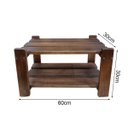 Ver imagem 4 de Kit 2 Organizador de Madeira Cor Imbuia