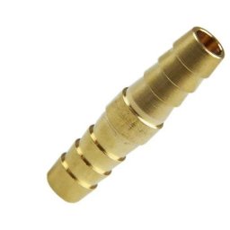 Emenda Para Mangueira 1/4 X1/4(6mm)Aço Com 5 Peças - 3