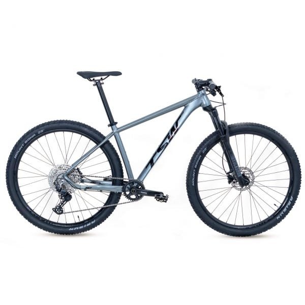 Bicicleta Tsw Yukon 12V. Deore Rock Shox - Cinza/Preto - 17" - 1