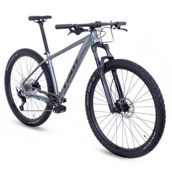 Bicicleta Tsw Yukon 12V. Deore Rock Shox - Cinza/Preto - 17" - 2