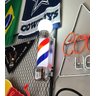 Barber Pole Giratório 60cm Bivolt +barber Mini 30cm - 9