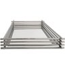Bandeja Espelhada Para Banheiro Retangular Lavabo Decoração Cromado - 6