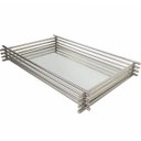 Ver imagem 3 de Bandeja Espelhada Para Banheiro Retangular Lavabo Decoração Cromado