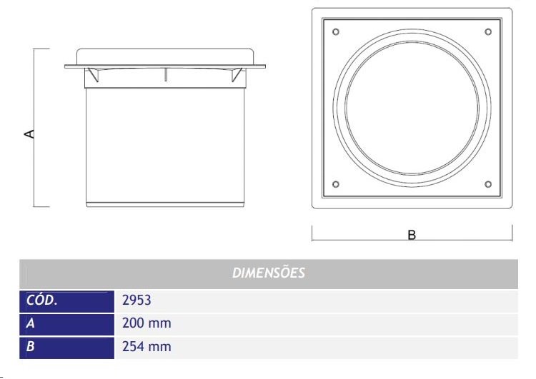 Prolongador Para Caixa Inspeçao / Pluvial 25,4x20x25,4Cm Cipla - 3