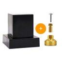 Ver imagem 1 de Kit Acabamento Registro Black 1/2 a 1 Conversor Docol P/Deca
