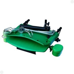 Cadeira para Barco Giratória Dobrável com Acessórios Verde - 6