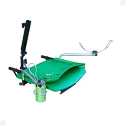 Cadeira para Barco Giratória Dobrável com Acessórios Verde - 7