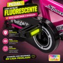 Ver imagem 5 de Bicicleta Infantil Aro 12 Rosa Baby Style Speedy com Rodinhas Removíveis Cesto Cestinha Menina Freio