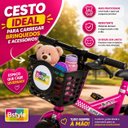 Ver imagem 7 de Bicicleta Infantil Aro 12 Rosa Baby Style Speedy com Rodinhas Removíveis Cesto Cestinha Menina Freio