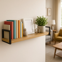 Ver imagem 3 de Suporte de Prateleira Estilo Industrial 20cm Metal 2 Peças