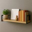 Ver imagem 5 de Suporte de Prateleira Estilo Industrial 20cm Metal 2 Peças