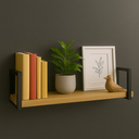 Ver imagem 4 de Suporte de Prateleira Estilo Industrial 20cm Metal 2 Peças