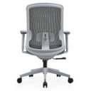 Ver imagem 2 de Cadeira Escritório Nr-17 Giratória Diretor BLM189D Blume Tela Mesh Azul Base Rodizio Nylon
