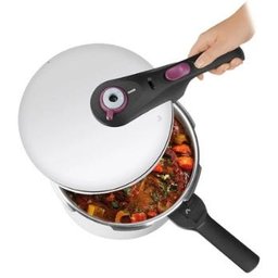 Panela de Pressão Inox 8L Fechamento Externo com Cesto - Rochedo - 2