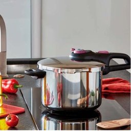 Panela de Pressão Inox 8L Fechamento Externo com Cesto - Rochedo - 6