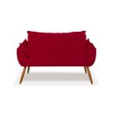 Ver imagem 3 de Namoradeira Opala Sofá Confortável – Balaqui Decor Cor:Vermelho