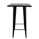 Ver imagem 2 de Conjunto Mesa Bistrô Tolix + 4 Banquetas Allegra Altas – Estilo e Elegância Preto