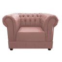 Ver imagem 6 de Kit Poltrona e Namoradeira Chesterfield Ana Suede Rosê - Doce Sonho Móveis