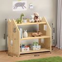 Ver imagem 3 de Estante Multiuso Infantil Organizadora Montessori Yasmin Idimex