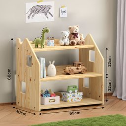Estante Multiuso Infantil Organizadora Montessori Yasmin - 3