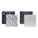 Ver imagem 1 de Kit 2 Formas Gesso/Cimento 3D ABS 40x40