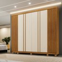 Ver imagem 1 de Guarda-roupa 6 Portas 6 Gavetas Arezzo