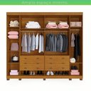 Ver imagem 2 de Guarda-roupa 6 Portas 6 Gavetas Arezzo