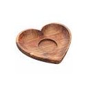 Ver imagem 4 de Conjunto 6 Xícaras Chá Com Pires Coração Madeira Teca 190ML - WOODART