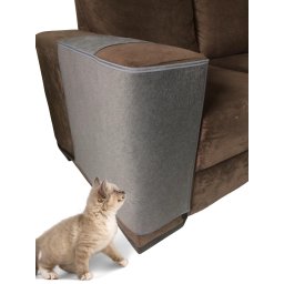 Arranhador para Gatos e Protetor de Sofá Cor Cinza Claro- 02 Unidades - Lados Direito e Esquerdo - 4 Arranhador para Gatos e Protetor de Sofá Cor Cinza Claro- 02 Unidades - Lados Direito e Esquerdo - 4