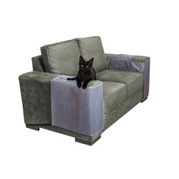 Arranhador para Gatos e Protetor de Sofá Cor Cinza Claro- 02 Unidades - Lados Direito e Esquerdo - 2 Arranhador para Gatos e Protetor de Sofá Cor Cinza Claro- 02 Unidades - Lados Direito e Esquerdo - 2