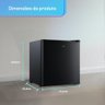 Frigobar Geladeira Hq 47 Litros Preto Bc-47 - 127v - 12