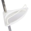 Ver imagem 4 de Organizador Suporte prateleira canto banheiro shampoo sabonete toalheiro ajustável cantoneira 4 n