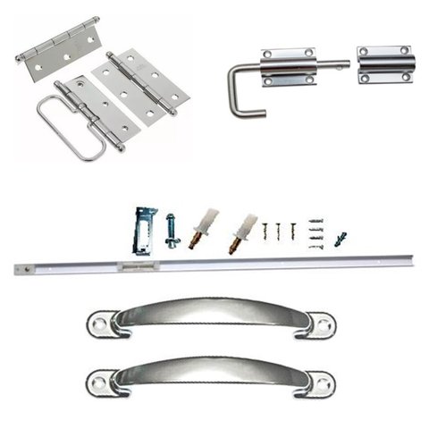 Kit Porta de Madeira Camarão 210x62cm Completa com Batente 12cm Cosmade