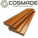 Ver imagem 3 de Kit Porta de Madeira Camarão 210x62cm Completa com Batente 12cm Cosmade