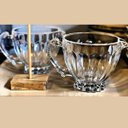 Ver imagem 6 de Molheira Tulipa Cristal 200ml Vidro Disposta Mesa Molho Acompanhamento Pratos Decoração Cozinha