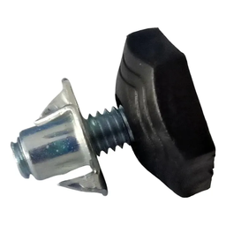 Kit 10 Sapata Pé Nivelador para Móveis com Porca Garra 1/4 Abs - 2