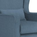 Ver imagem 4 de Poltrona Amamentação Balanço Aurora Linho Azul - Lm Decor