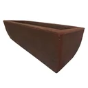 Ver mais imagens de Jardineira para Plantas em Polietileno Marrom 100x20cm