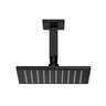 Ducha de Teto 5014 B16 Loren Quadra Preto Fosco Chuveiro Lorenzetti - 1