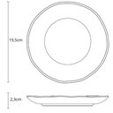 Ver imagem 5 de Jogo 8 Pratos Raso Sobremesa Orgânicos Cerâmica Porto Brasil Ammi Cozinha Servir Mesa Posta